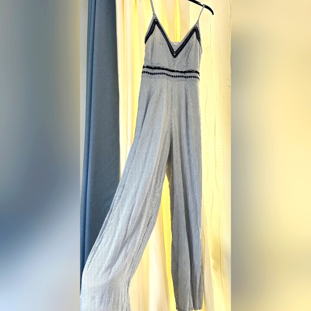 Jopna Jumpsuit, XS, Blue/White